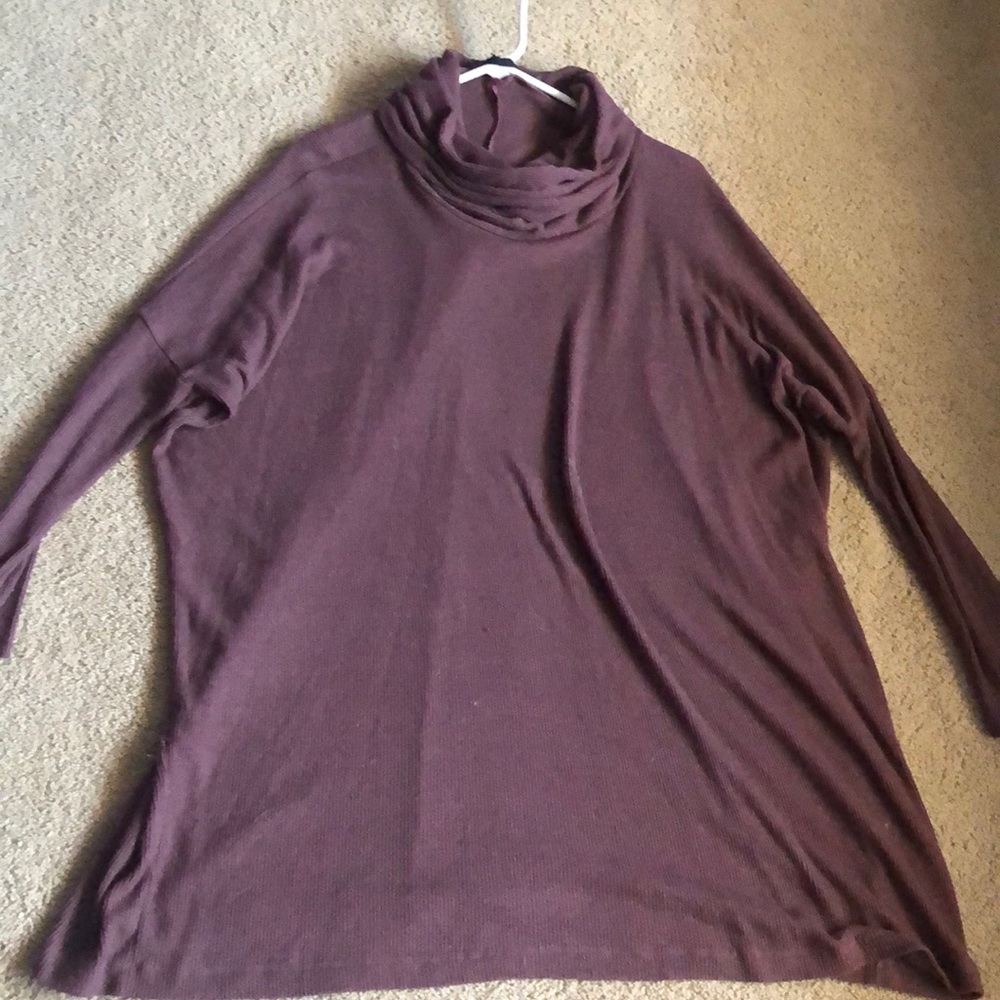 Long Sleeve Turtleneck Tunic Dress